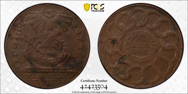 1787 Fugio 1C Newman 13-X N1BN