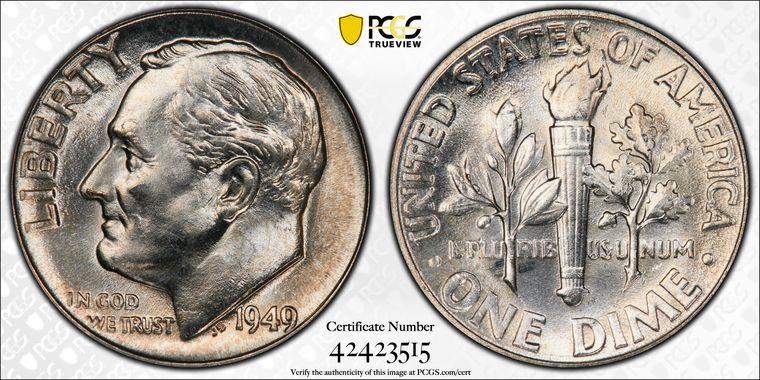 Cert 42423515 - Coin Image