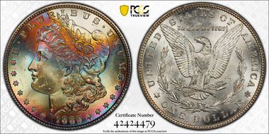 1885 $1 MS64
