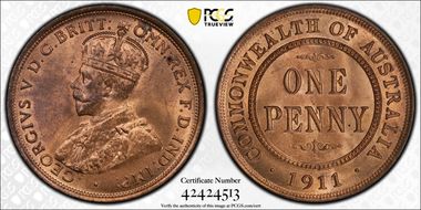 1911 (L) 1D KM-23 MS64RD