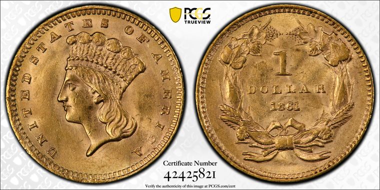 Cert 42425821 - Coin Image