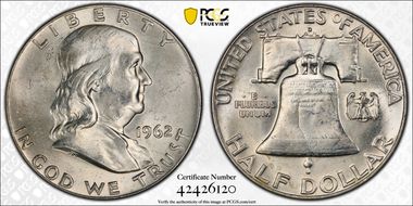 1962-D 50C MS63FBL