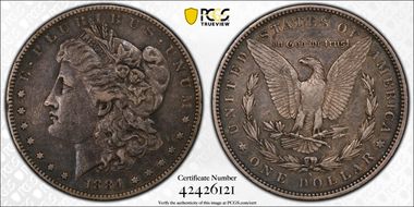 1884-S $1 XF40