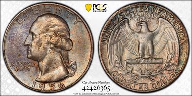 1956 25C MS66