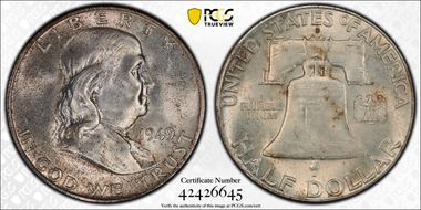 1949-D 50C MS65FBL