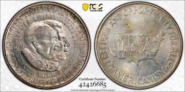 1951-D 50C Washington-Carver MS66