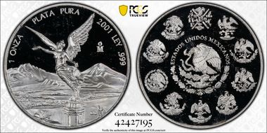 2001-Mo Onza Libertad Ag PR64DCAM