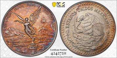 2015-Mo 1/4 oz Libertad Silver MS63