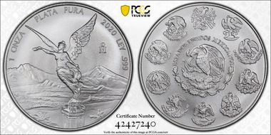 2020-Mo Onza Libertad Ag MS70