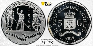 2013 5 G Abolition of Slavery PR70DCAM