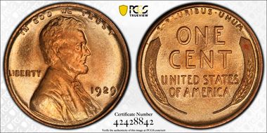 1929 1C MS66RD