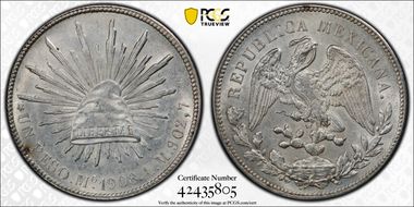 1908-Mo AM Peso KM-409.2 MS61