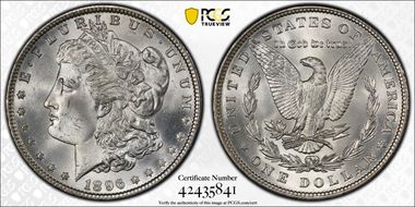 1896 $1 MS64
