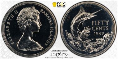 1969 50C PR67