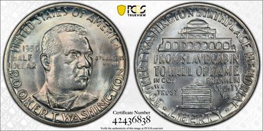 1950 50C Booker T. Washington MS67+