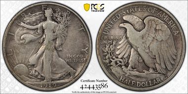 1919-D 50C F15