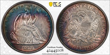 1873 50C No Arrows, Closed 3 N1