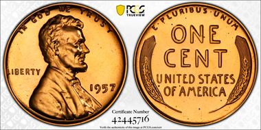 1957 1C PR67RD