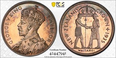 1935 Crown Waitangi PR64