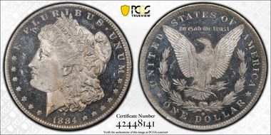 1884-O $1 MS64DMPL