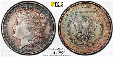 1890 $1 MS63