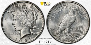 1927-D $1 MS63