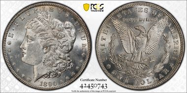1890-CC $1 MS62