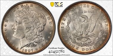 1897 $1 MS64
