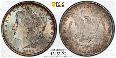 1883-O $1 VAM 4, O/O MS64
