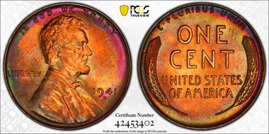 1941-D 1C MS66RB