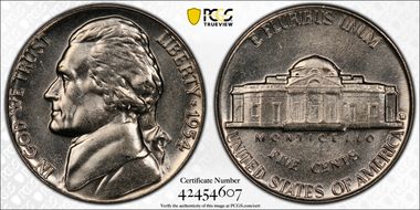 1954-D/D 5C RPM FS-501 MS65