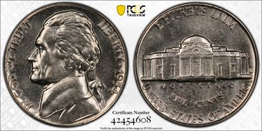 1954-D/D 5C RPM FS-501 MS65