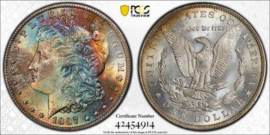 1887-O $1 MS64