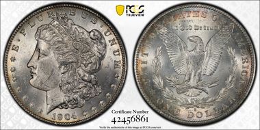1904-S $1 MS62
