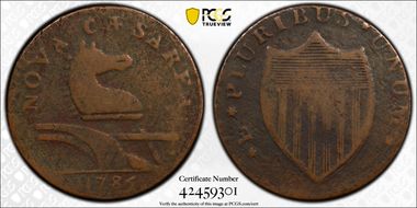 1786 NJ 1/2P Maris 15-J, Leaning Head F12BN