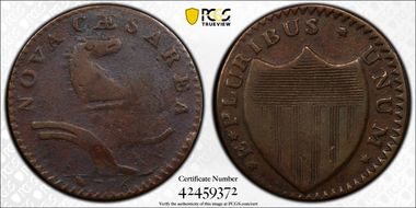 1786 NJ 1/2P Maris 20-N, Drunken Diecutter F12BN