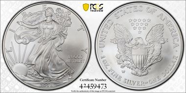 2008-W $1 Burnished Eagle, Rev '07 First Strike SP70