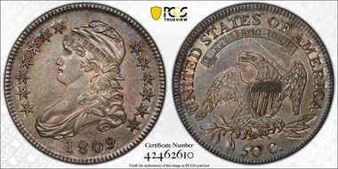 1809 50C Overton 102 XXX Edge N1