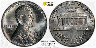1963 1C MS64BN