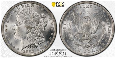 1883-O $1 MS65