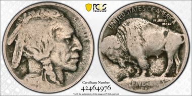 1913-D 5C Type 1 AG3