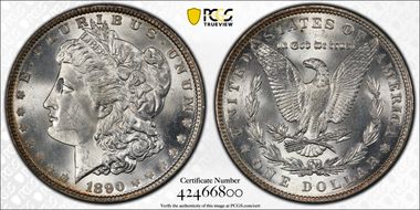 1890 $1 MS65