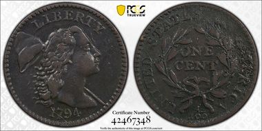 1794 1C Head of 1794 N1BN