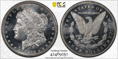 1878-CC $1 MS63DMPL
