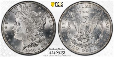 1890-S $1 MS65