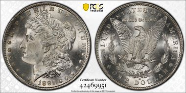 1891-S $1 MS65