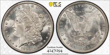 1890-O $1 MS66