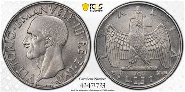 1940-R Lira Magnetic MS63