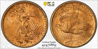 1923 $20 MS63