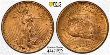 1924 $20 MS65